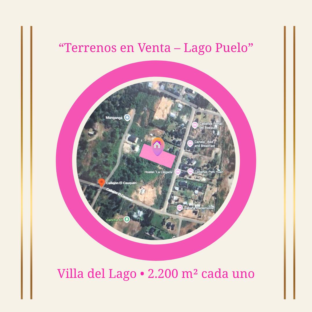 Terrenos en Villa del Lago – Lago Puelo
